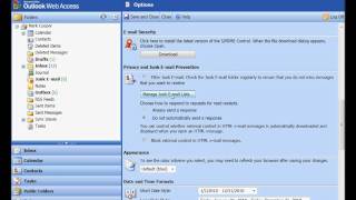 Unblock email address from Microsoft Outlook Web Access