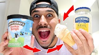 MAYONNAISE ICE CREAM PRANK!! 🍦😂 #PRANKWARS