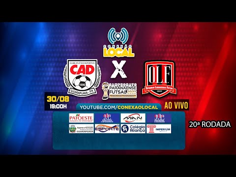CAD/GUARAPUAVA x OPERÁRIO LARANJEIRAS FUTSAL - 20ª RODADA PARANAENSE DE FUTSAL CHAVE OURO