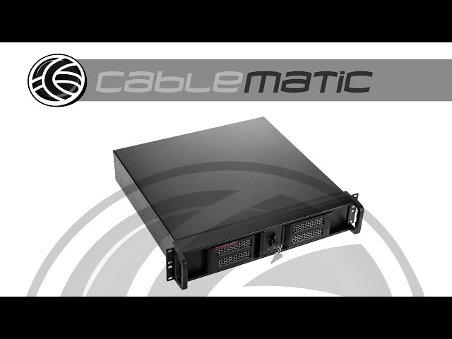 Vídeo relacionado con ECUTEE 14 rack Server Chasis 2U Compatible con placas base Micro ATX/Mini ITX, armarios de pared estrechos con conexión USB, 4 ranuras