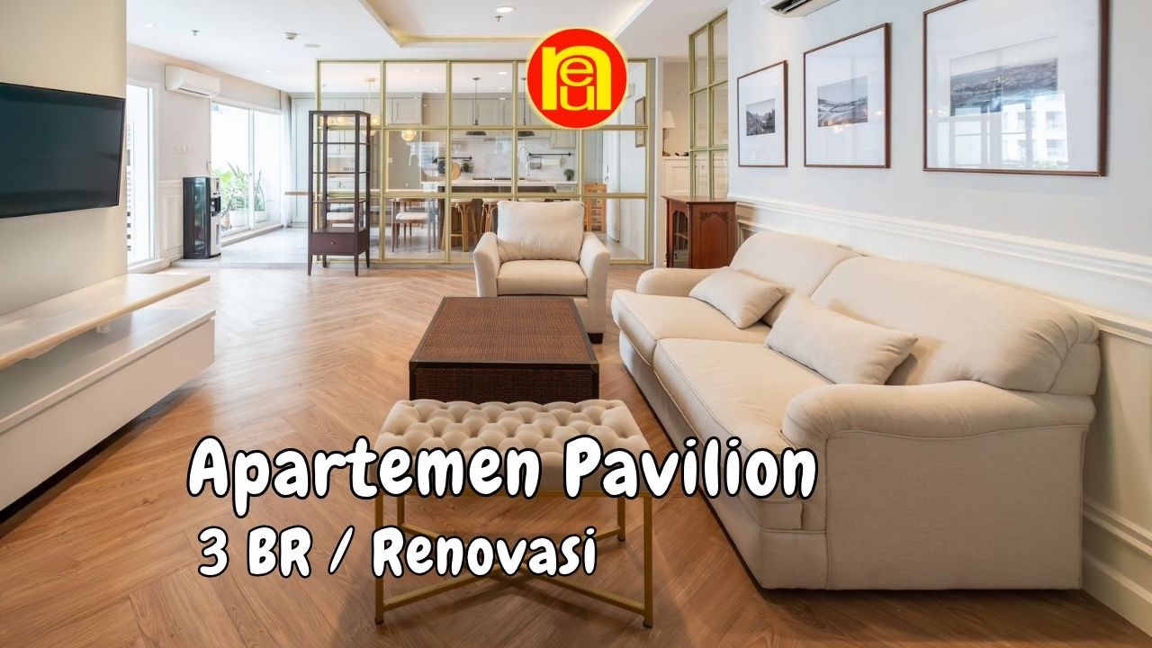 Dijual Apartemen Pavilion 3 Kamar Tidur - | 142 M² - Renovasi