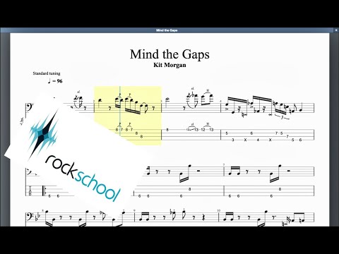 Mind The Gaps Rockschool Grade 8 Bass
