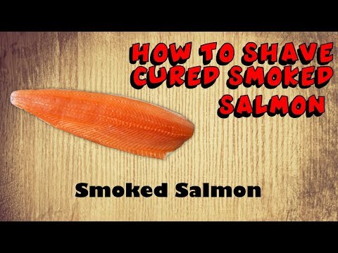 How to Shave House Cured Salmon!