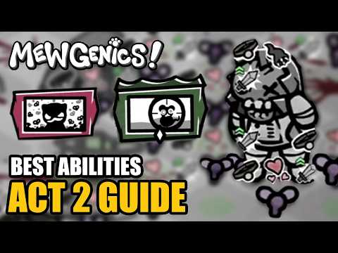 Mewgenics: The BEST Abilities to BEAT Act 2 (Crater Maker & Moon Bosses)