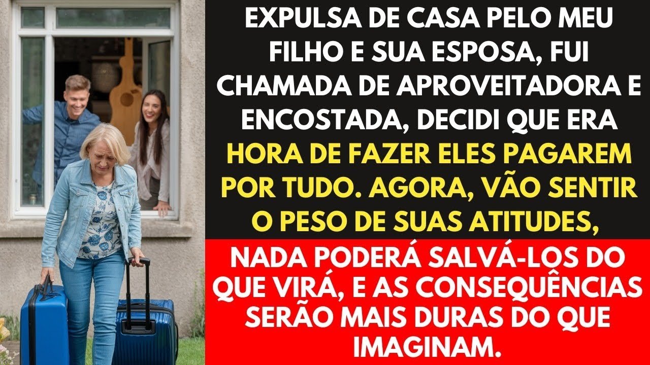 MEU FILHO E SUA ESPOSA ME EXPULSARAM DE CASA  E ME CHAMARAM DE APROVEITADORA: AGORA VÃO PAGAR CARO!