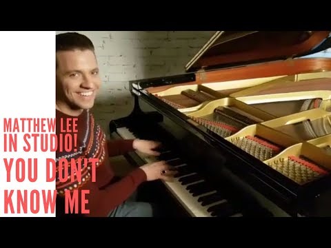 Matthew Lee plays Ray Charles - You Don't Know Me - Studio Backstage