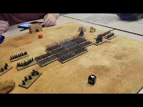 DBA 6mm Ancients Wargame, Ptolemaic vs Selucid.  Baccus Miniatures, Total War on a coffee table!