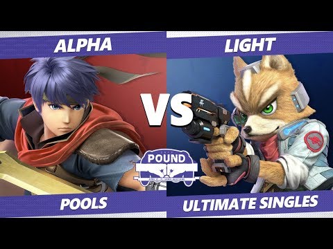 Pound 2019 SSBU -  Alpha (Ike) VS Rogue Light (Fox) Smash Ultimate Pools
