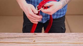 Стильний жіночий ремінь під джинси з натуральної шкіри Grande Pelle 21454 червоний