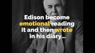 How Thomas Edison’s Mother brought out the genius he had inside him!