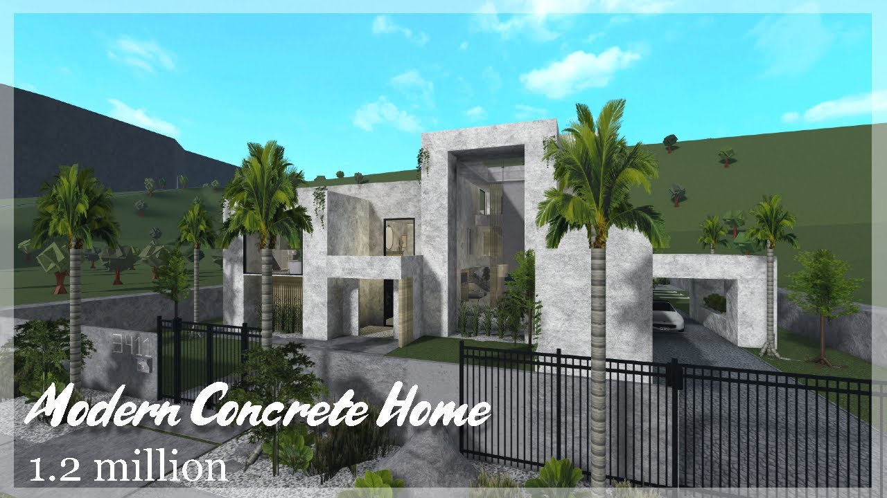 ✧ Bloxburg: Modern Concrete Home | Speedbuild | Part: 1 ✧