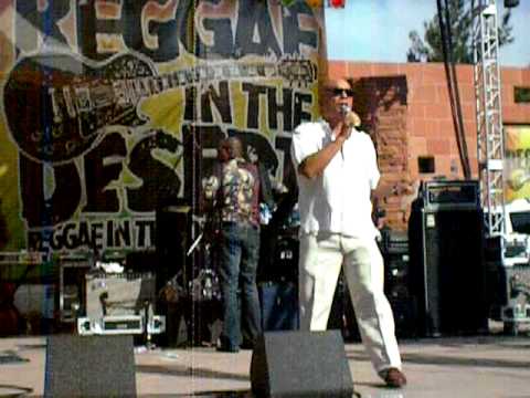 Guy Amato Ceo of Habitat for Humanity Las Vegas with Mr Reggaeting on stage at RID 09
