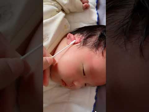 Amazing baby | this baby's ears can close when something happens near the ears #short