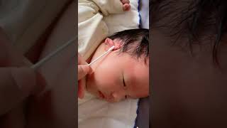 Amazing baby | this baby's ears can close when something happens near the ears #short