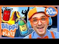 Help Blippi Find The Cans Can You See Them BEST OF BLIPPI PLAYS Roblox Gaming Videos For Kids