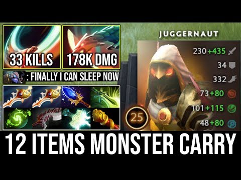 WTF 2 Hours Mega Creeps Defend 176k Damage | UNREAL 12ITEMS JUGGERNAUT MONSTER CARRY DotA 2
