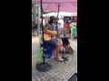 Mark Lowndes. Hold buskers version