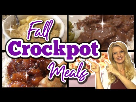 4 Dump & Go CROCKPOT MEALS | Slow Cooker Recipes | Easy Dinner Ideas | What's For Dinner?