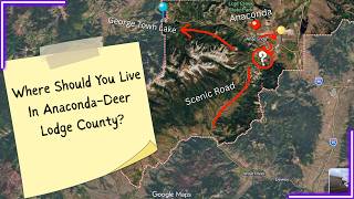 Moving to Anaconda, MT Map Tour of Deer Lodge County. (2026)