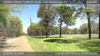 preview picture of video 'CEDAR CREEK COUNTRY CLUB GUN BARREL CITY TX'