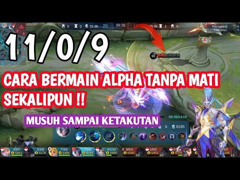 MOBILE LEGENDS BEST EMBLEM AND BUILD GUIDE 2023 | TUTORIAL ALPHA GAMEPLAY ALPHA TERBARU 2023