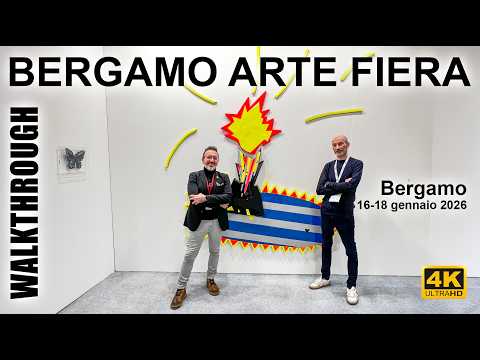 BERGAMO ARTE FIERA 2026 - Art Tour BIANCOSCURO - Walkthrough Highlights 4K