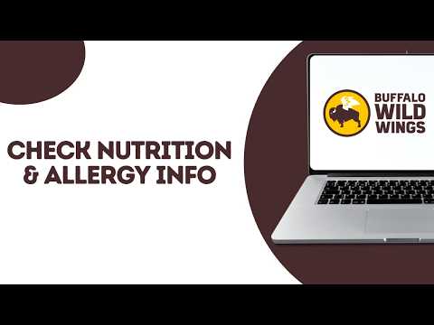 How To Find Buffalo Wild Wings, Nutrition, and Allergy Information Before Order ?