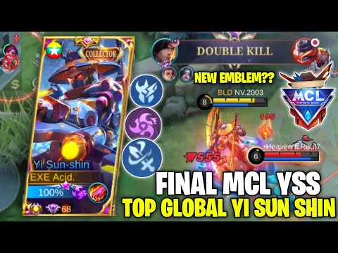 NEW FINAL MCL TOP GLOBAL YI SUN SHIN CARRY US?! NEW ROTATION FARMING YSS META SEKARANG - MLBB