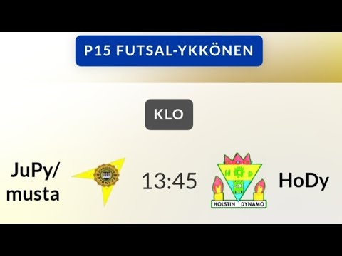 JuPy/musta - HoDy, P15 ykkönen, 15.11.2025
