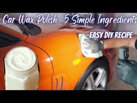 Shiny, Protected Car Surface | DIY Car Wax Polish | Personal & Commercial