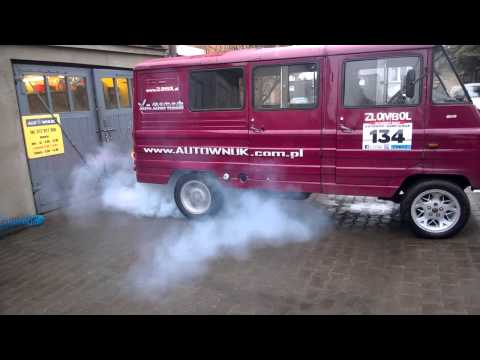Żuk Turbo swap palenie gumy