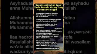 Download lagu cara mengirim surat Yasin kepada orang yang sudah meninggal #doa #suratyasin #videoshorts mp3
