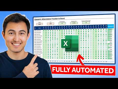 Excel Dynamic Attendance Template — Free Excel Dynamic Attendance Template — Free