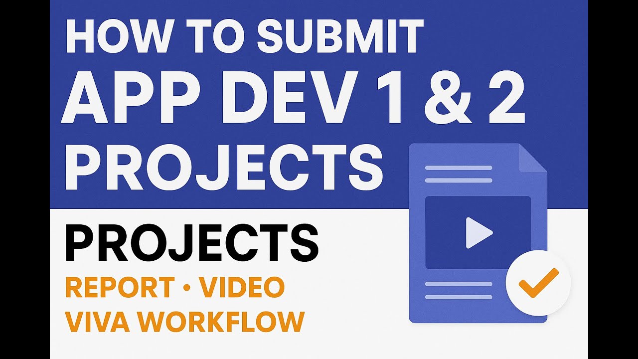 How to Submit App Dev 1 & 2 Projects | Full Submission Guide + Viva Workflow | IITM BS