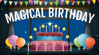 Magical Star lighting up your Birthday Cake Magica