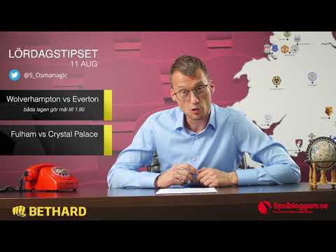 Speltips: Wolverhampton - Everton, Newcastle - Tottenham & Fulham - Crystal Palace 11/8