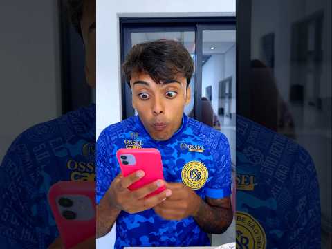 He didn't want to get a beating! 😅🤣