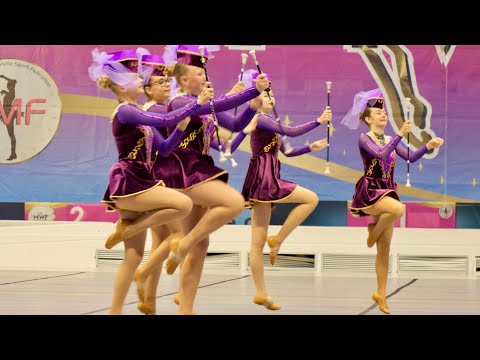 Majorettes *FENIX Radlin* - mini BATON juniors - XX European Majorette Championship - Monza 2025