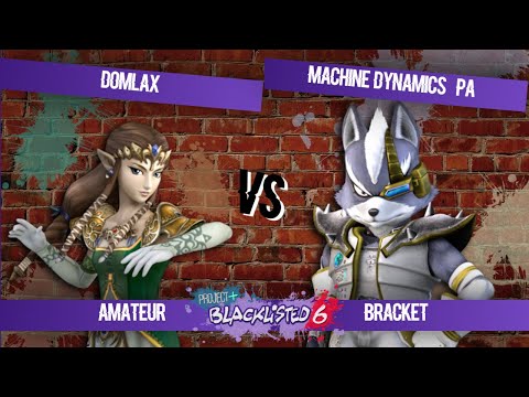 Blacklisted 6 Ammy Bracket WR3 - Domlax (Zelda) vs MachineDynamics (Wolf)