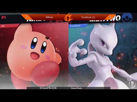Ut Smash'Em 3/26 Sillody (Kirby) vs Frostbyte (Mewtwo) Grand Finals