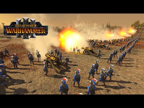 Bretonnia vs Lizardmen - Guns of Bretonnia 4 Mod | Total War WARHAMMER3 Thrones of Decay | 4K