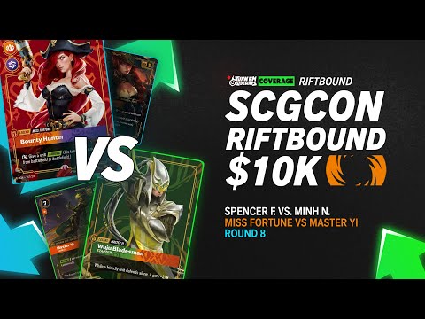 SCG CON Vegas Riftbound $10K | Round 8 Game 1 Miss Fortune vs. Master Yi | Spencer F. vs. Minh N.