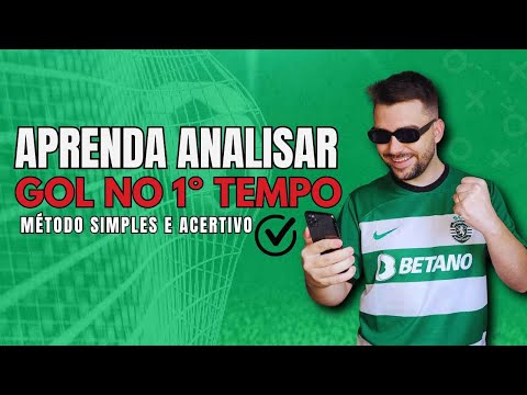 [PASSO A PASSO] Como ANALISAR jogos para GOLS no primeiro tempo!
