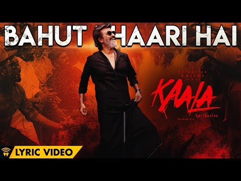 Bahut Bhaari Hai - Single | Kaala (Hindi) | Rajinikanth | Pa Ranjith | Santhosh Narayanan | Dhanush