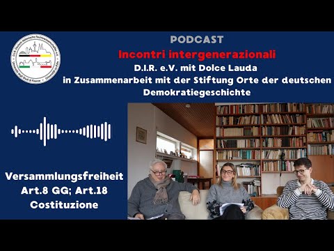Incontri Intergenerazionali (Nr. 3): Art. 8 GG, Art. 18 Costituzione