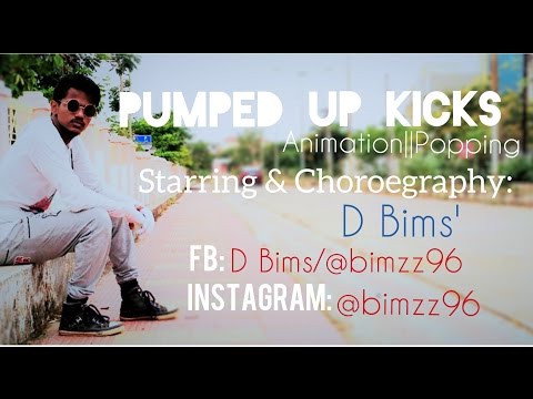 Bims Mohanty Pumped Up Kicks||Popping||Animation||Dubstep||Bims'