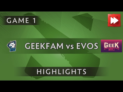Geek Fam vs Team EVOS [Game 1] ProDotA Cup by Azubu - Dota Highlights
