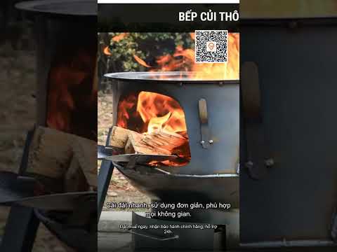 Bếp Củi Đa Năng Thông Minh Không Khói - Giảm 124000đ Còn 499000đ - Kèm 5 Phụ Kiện