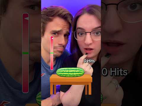 The Challenge Is To Chop A Watermelon In Half!!