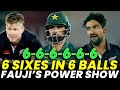 6️⃣6️⃣6️⃣6️⃣6️⃣6️⃣| Fauji's Power Show Against Kiwis Bowlers | Pakistan vs New Zealand | PCB | M